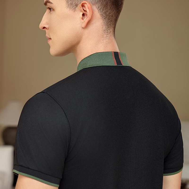 Camisa polo Color Block – Impr - Embroidery Men Shirt avaliação e preço