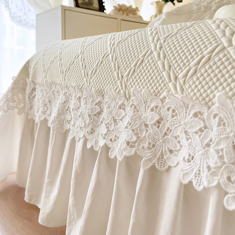 Conjunto de colcha de resfriam - Embroidery Quilt Cover avaliação e preço