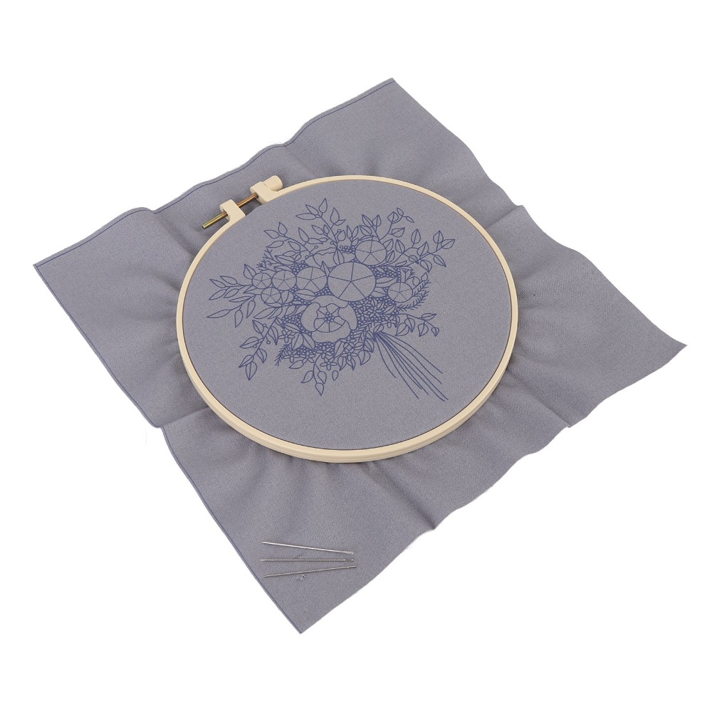 Kit de Bordado com Padrão Impr - Embroidery Design Patterns Flowers avaliação e preço