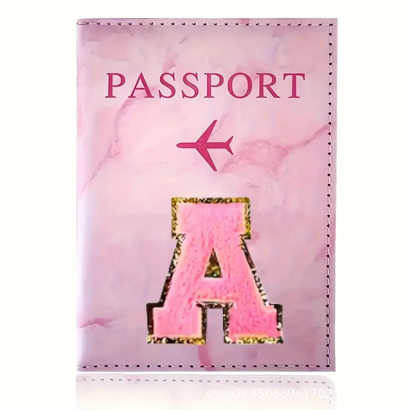 Porta-passaporte de couro PU r - Embroidery Font avaliação e preço