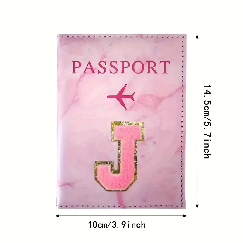 Porta-passaporte de couro PU r - Embroidery Font avaliação e preço