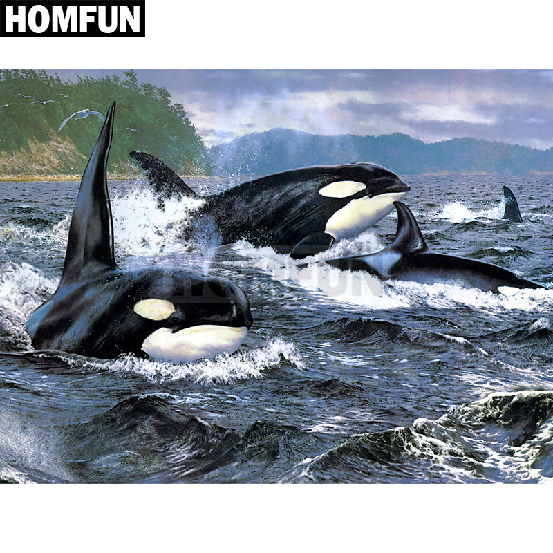 Homfun-pintura de diamantes 