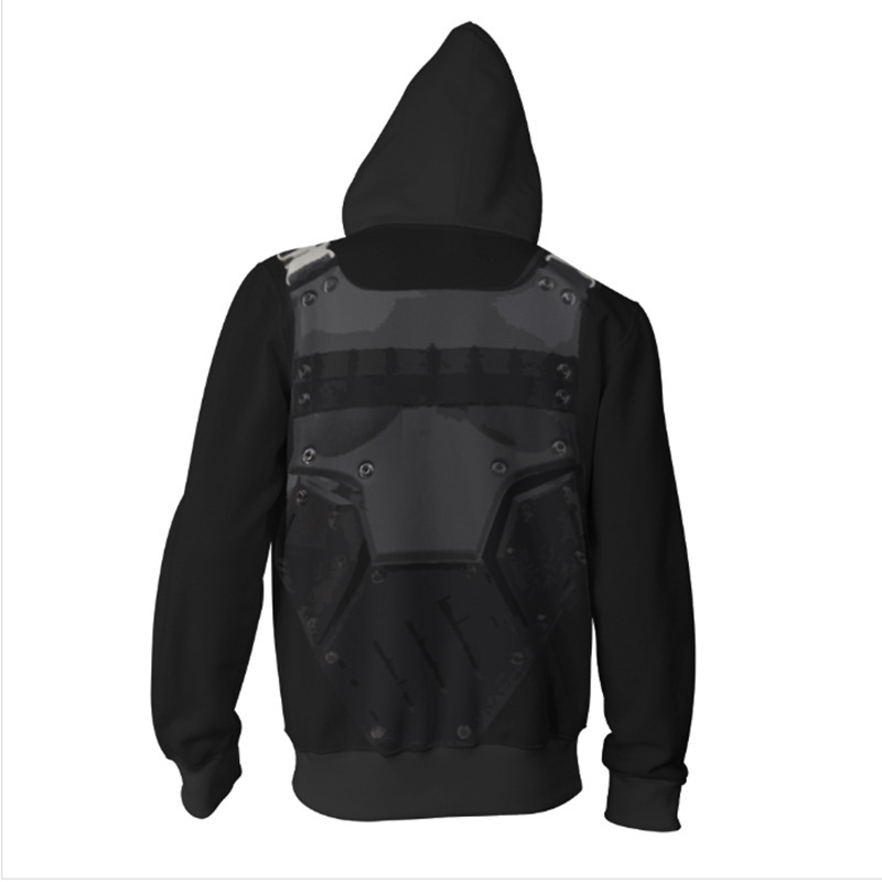 Moletom com capuz com zíper Pu - Embroidery Zip Up Hoodie avaliação e preço