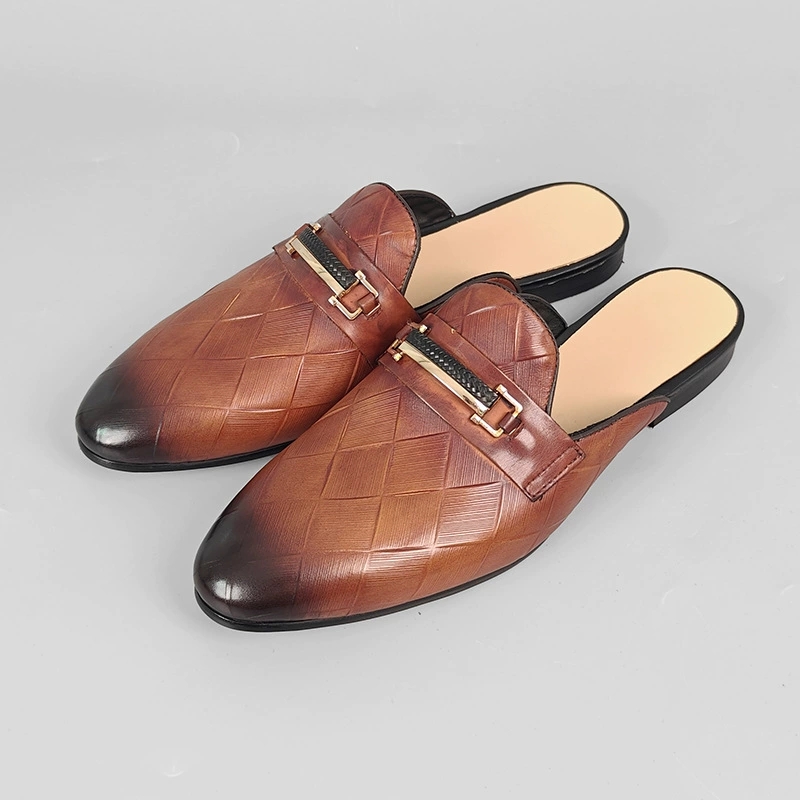 Mules planos masculinos chinel - Embroidery On Leather avaliação e preço