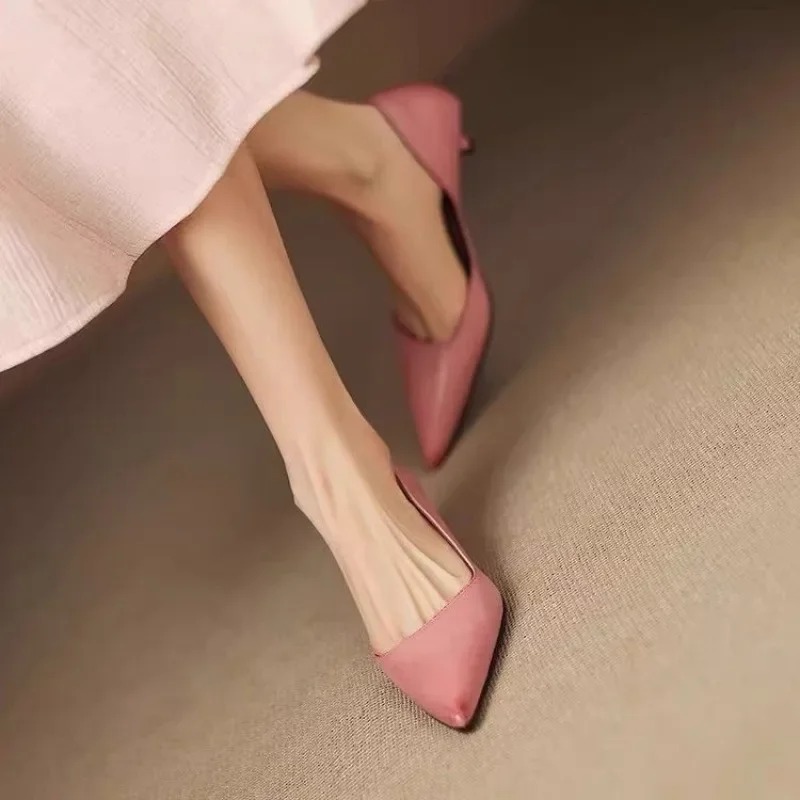 Salto agulha feminino bico fin - Embroidery Flat Shoes avaliação e preço