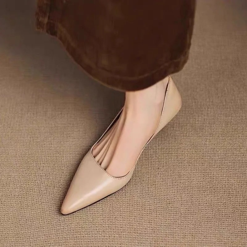 Salto agulha feminino bico fin - Embroidery Flat Shoes avaliação e preço