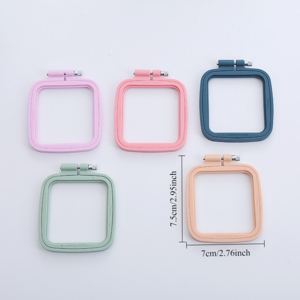 Oval/quadrado plástico bordado - Embroidery Hoop Square avaliação e preço