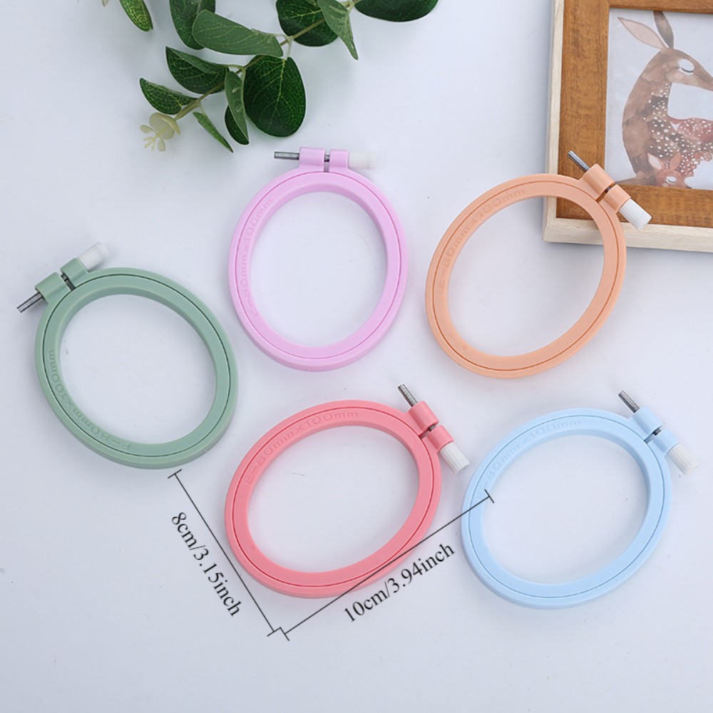 Oval/quadrado plástico bordado - Embroidery Hoop Square avaliação e preço