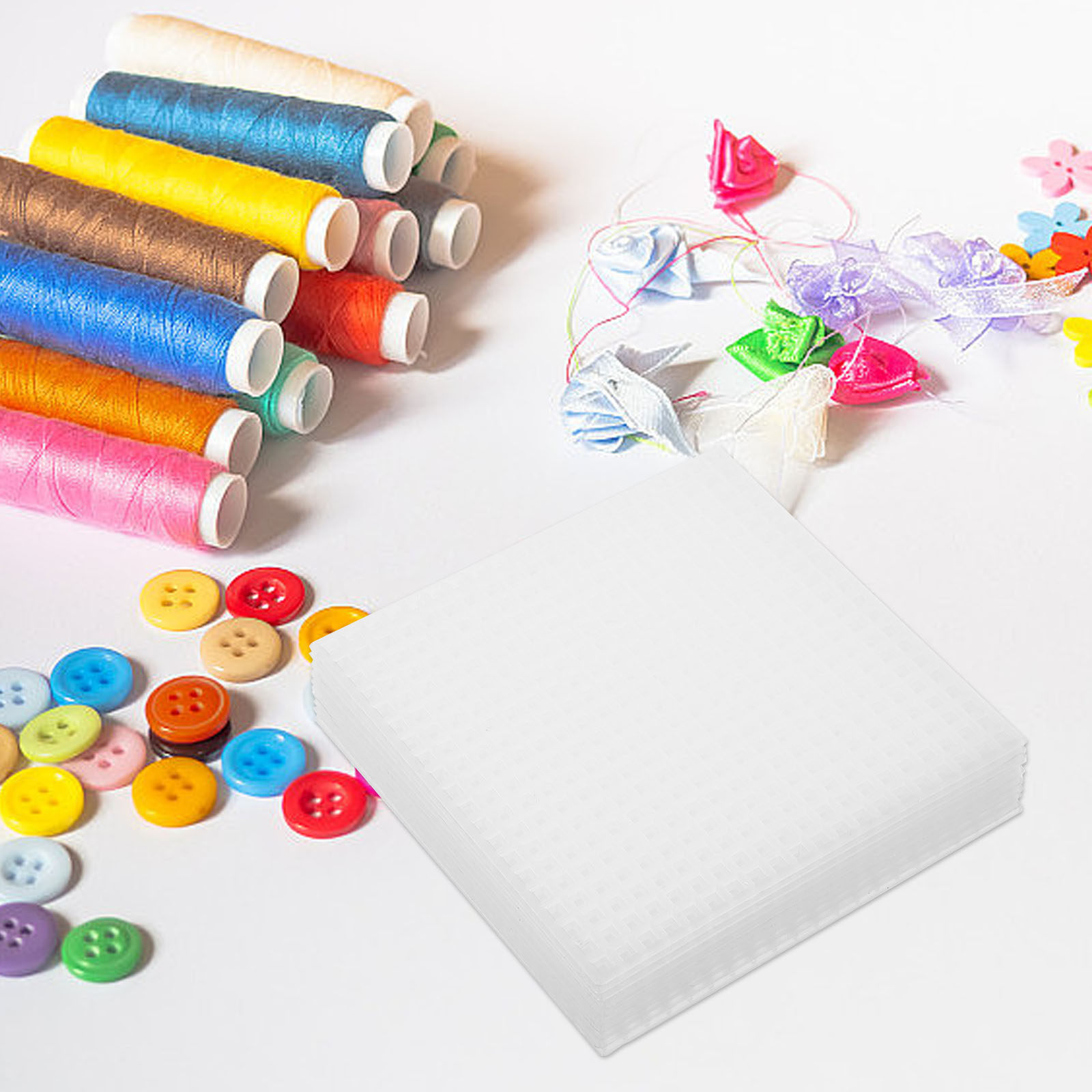 10 Peças de Telas Plásticas de - Embroidery Sheet avaliação e preço