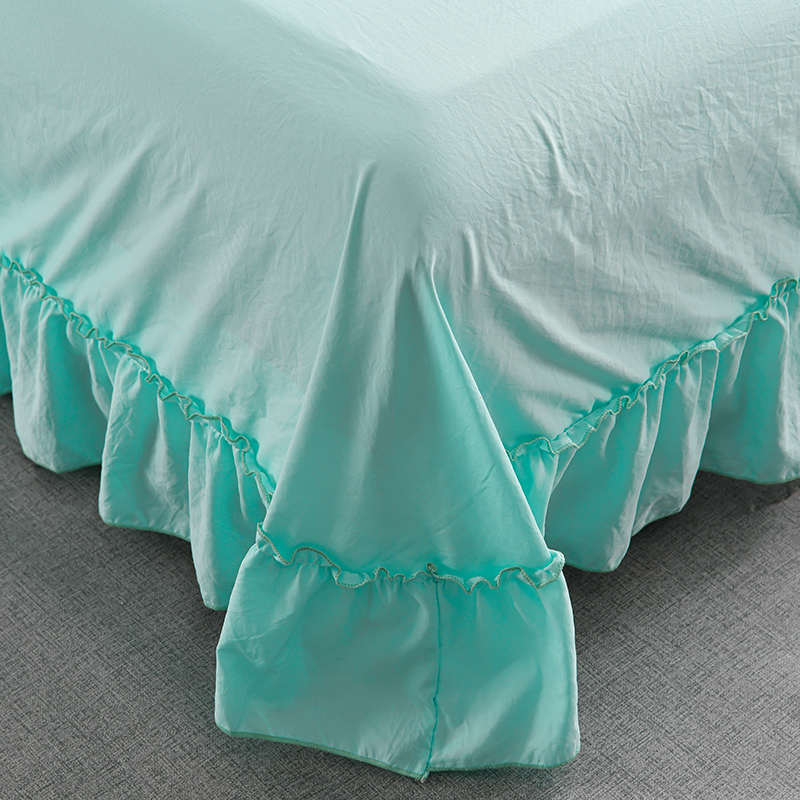 1/3pc coreano princesa babados - Embroidery Quilt Cover avaliação e preço
