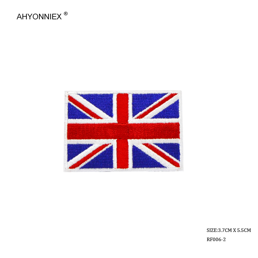 1Pc AHYONNIEX-Bordado Bandeira - Embroidery Uk avaliação e preço