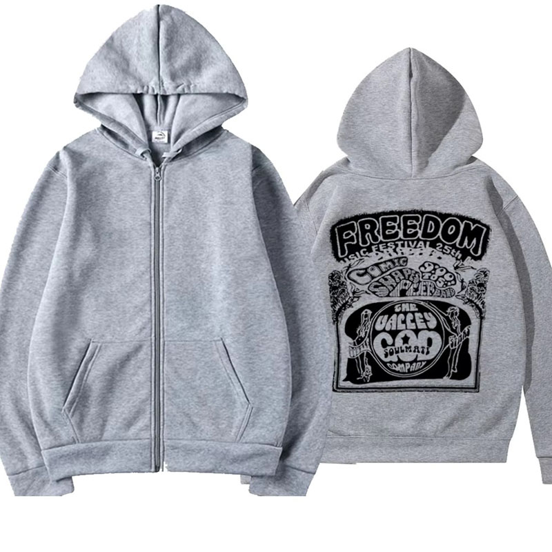 Moletom com capuz com zíper Cr - Embroidery Zip Up Hoodie avaliação e preço