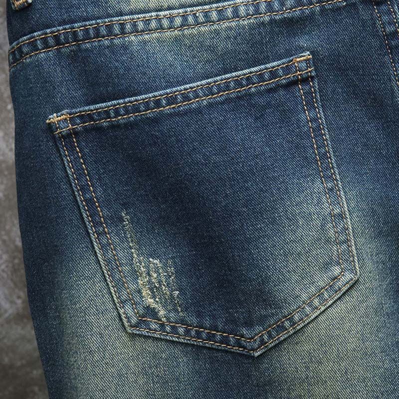 Novos shorts jeans masculinos  - Embroidery Patches avaliação e preço