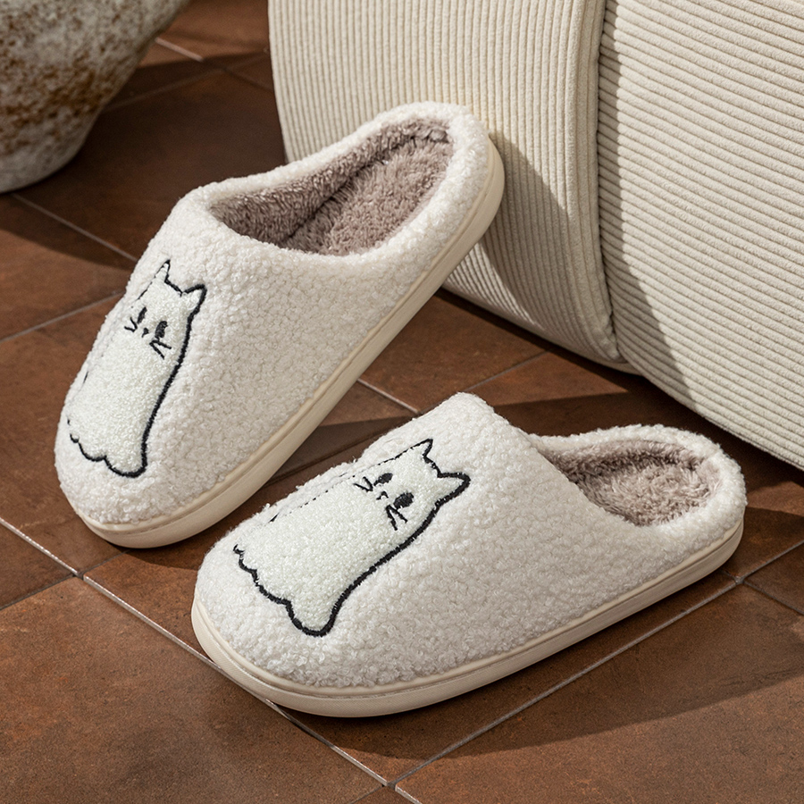 Moda bonito linha gato requint - Embroidery Flat Shoes avaliação e preço