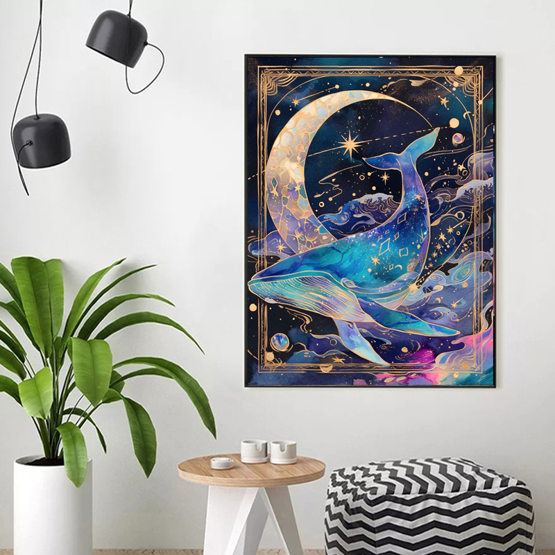 Baleia fada poeira broca pintu - Embroidery Whale avaliação e preço