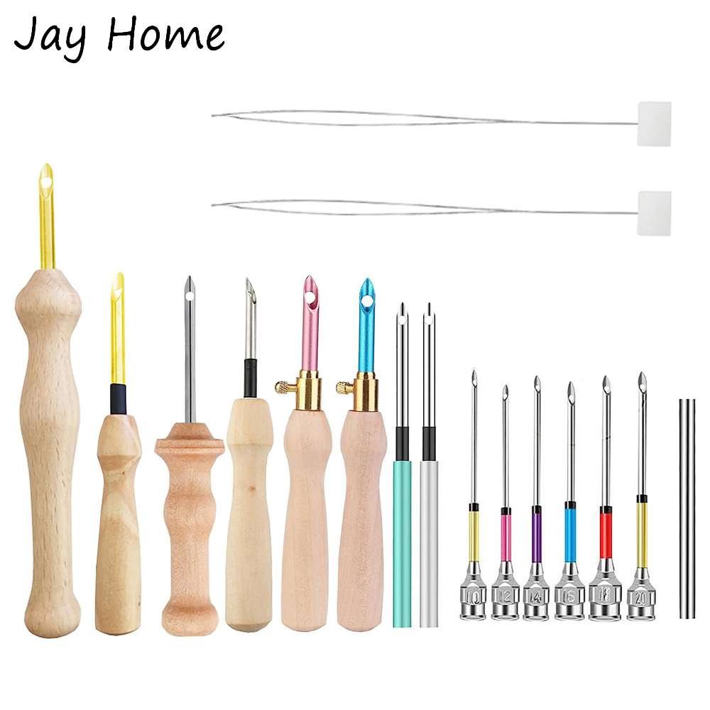 Conjunto De Agulha De Soco De  - Punch Needle Handle avaliação e preço