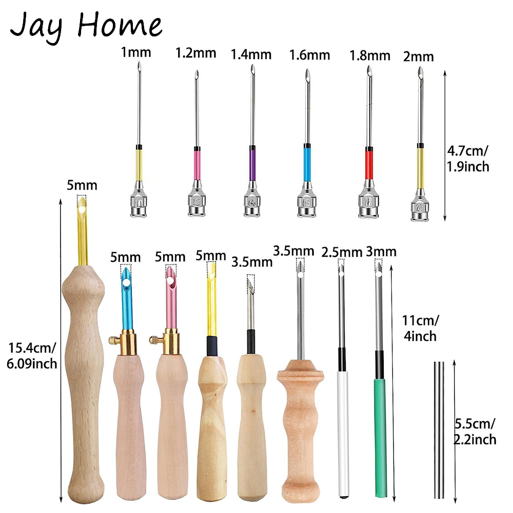 Conjunto De Agulha De Soco De  - Punch Needle Handle avaliação e preço
