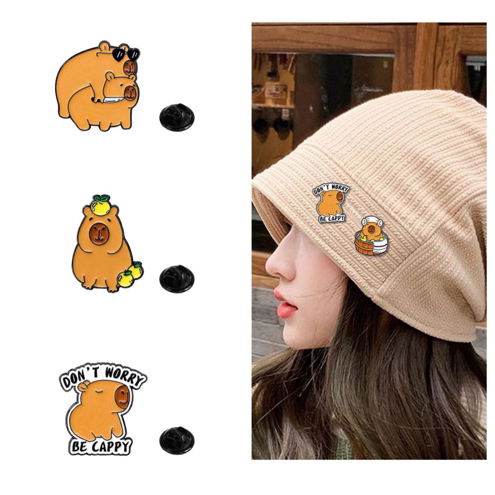 Broche capivara dos desenhos a - Embroidery Whale avaliação e preço