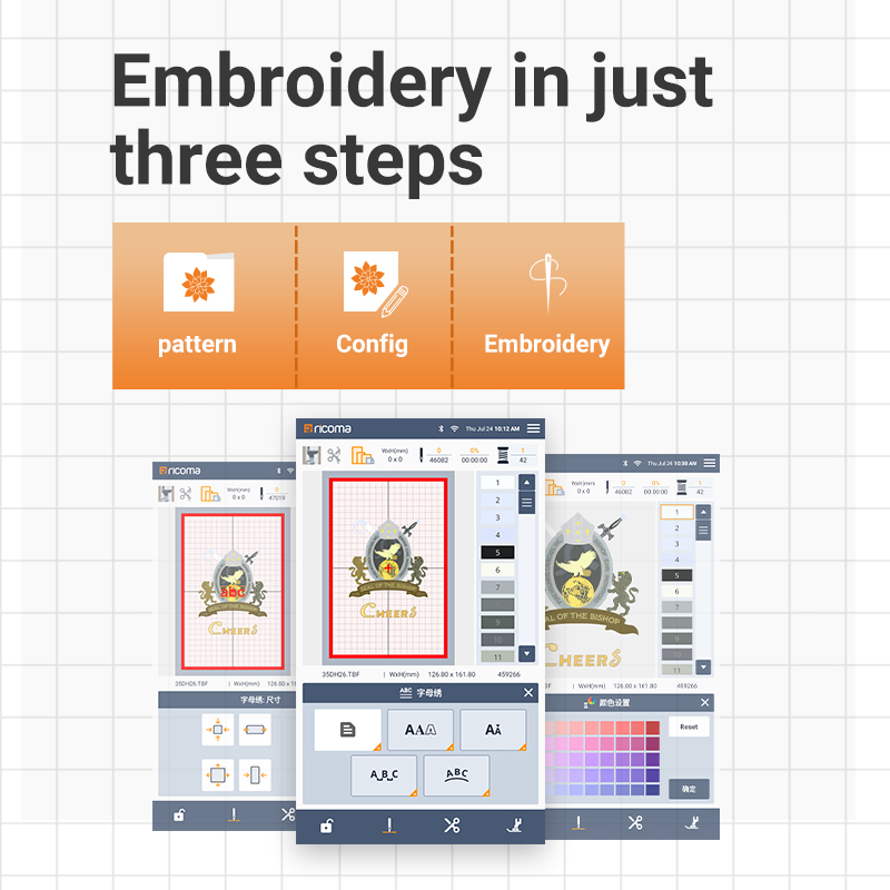 Máquina de Bordado Computadori - Embroidery Machines avaliação e preço