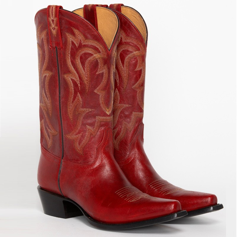 Novas botas femininas bordadas - Embroidery On Leather avaliação e preço