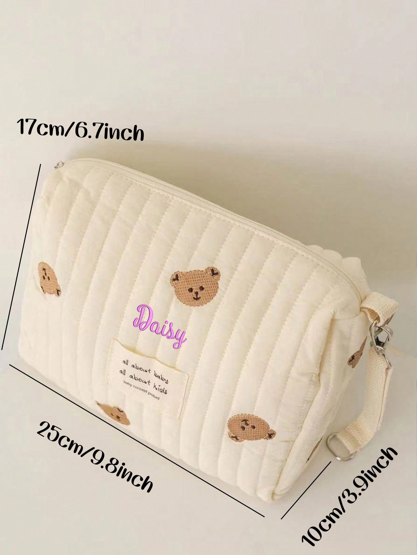 Bolsa de fraldas para bebê com - Embroidery Quilting avaliação e preço